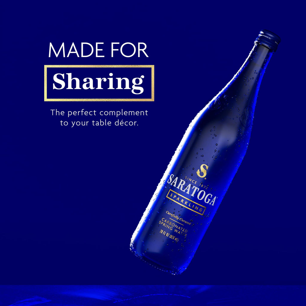Sparkling Water 12-Pack 28 Fl Oz Glass Bottles K471