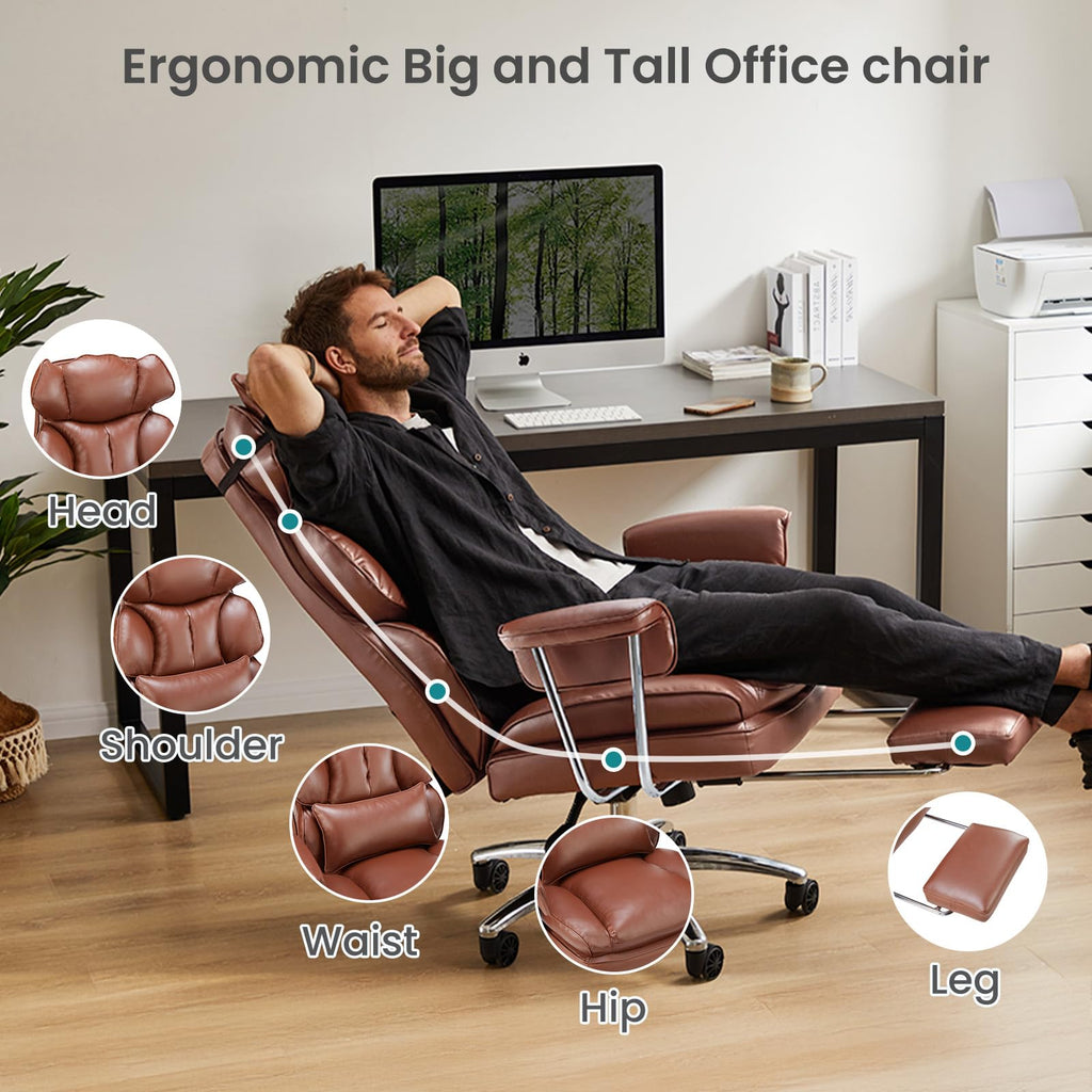 Big and Tall Executive Chair with Foot Rest M415