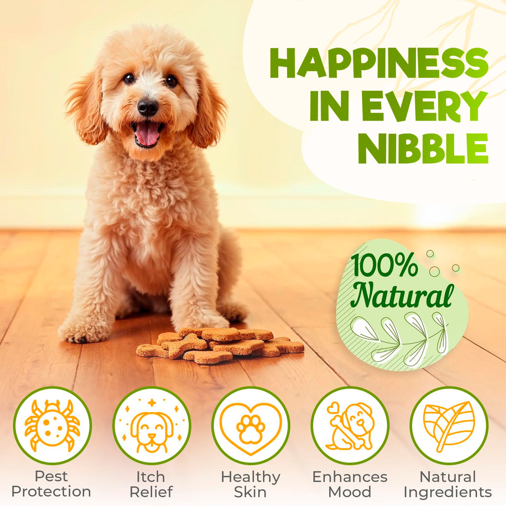 Chicken Flavour Flea and Tick Dog Chews 150 Count H783