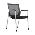 Grey Mesh Stackable Visitor Chair Set of 2 U61574