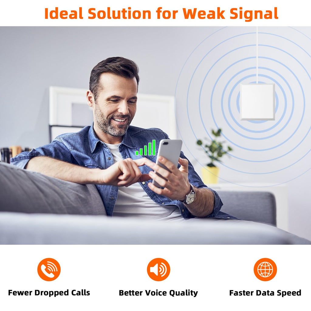 Cell Phone Signal Booster for Home & Office J448451