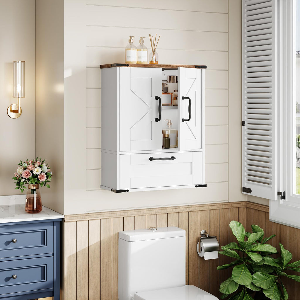 Wall Mounted Cabinet with Adjustable Shelf E436