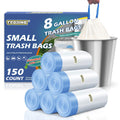 8 Gallon Drawstring Trash Bags 1.2 Mil Unscented 150 Count K91536