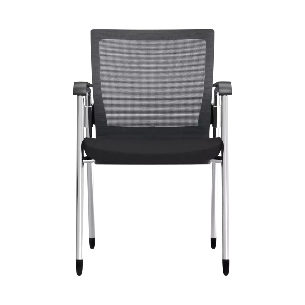 Grey Mesh Stackable Visitor Chair Set of 2 U61574