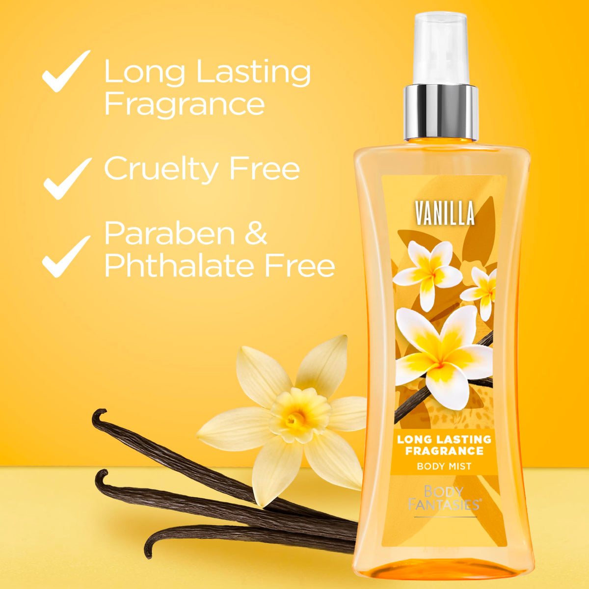 Vanilla Body Spray 8 fl oz (Pack of 2) Y14744