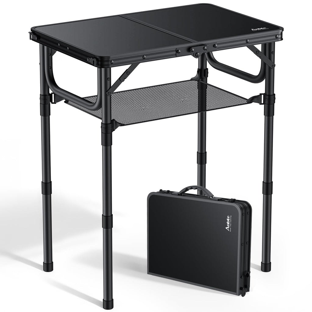 24"X 16" Adjustable Height Folding Camping Table Y859548
