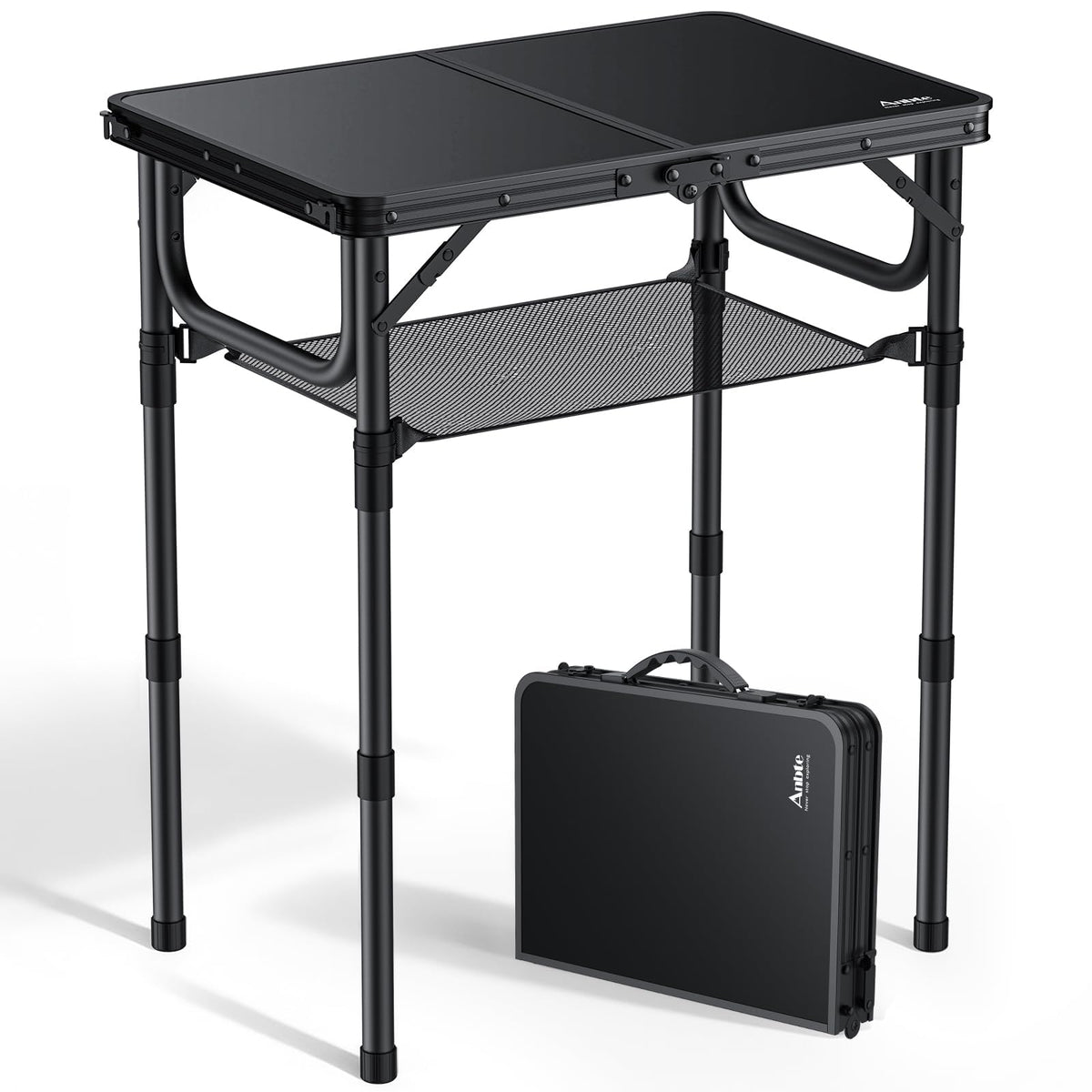 24"X 16" Adjustable Height Folding Camping Table Y859548