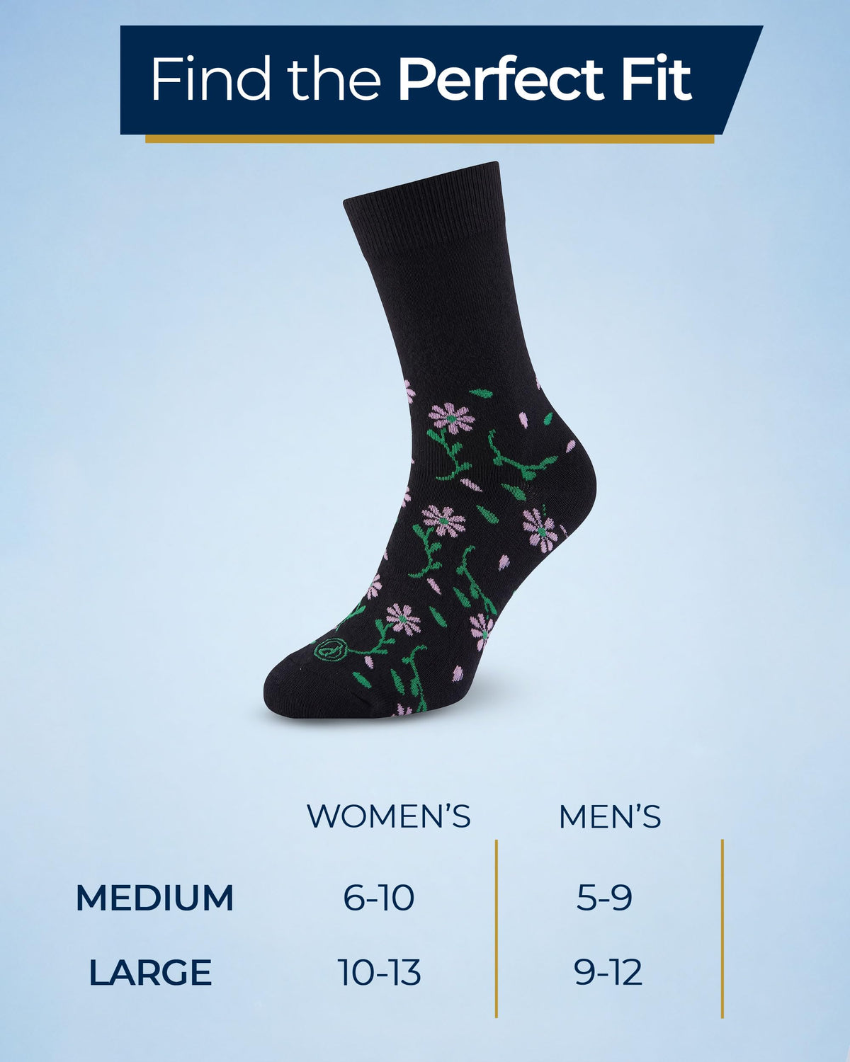 Bamboo Viscose Diabetic Socks 6 Pairs T172430