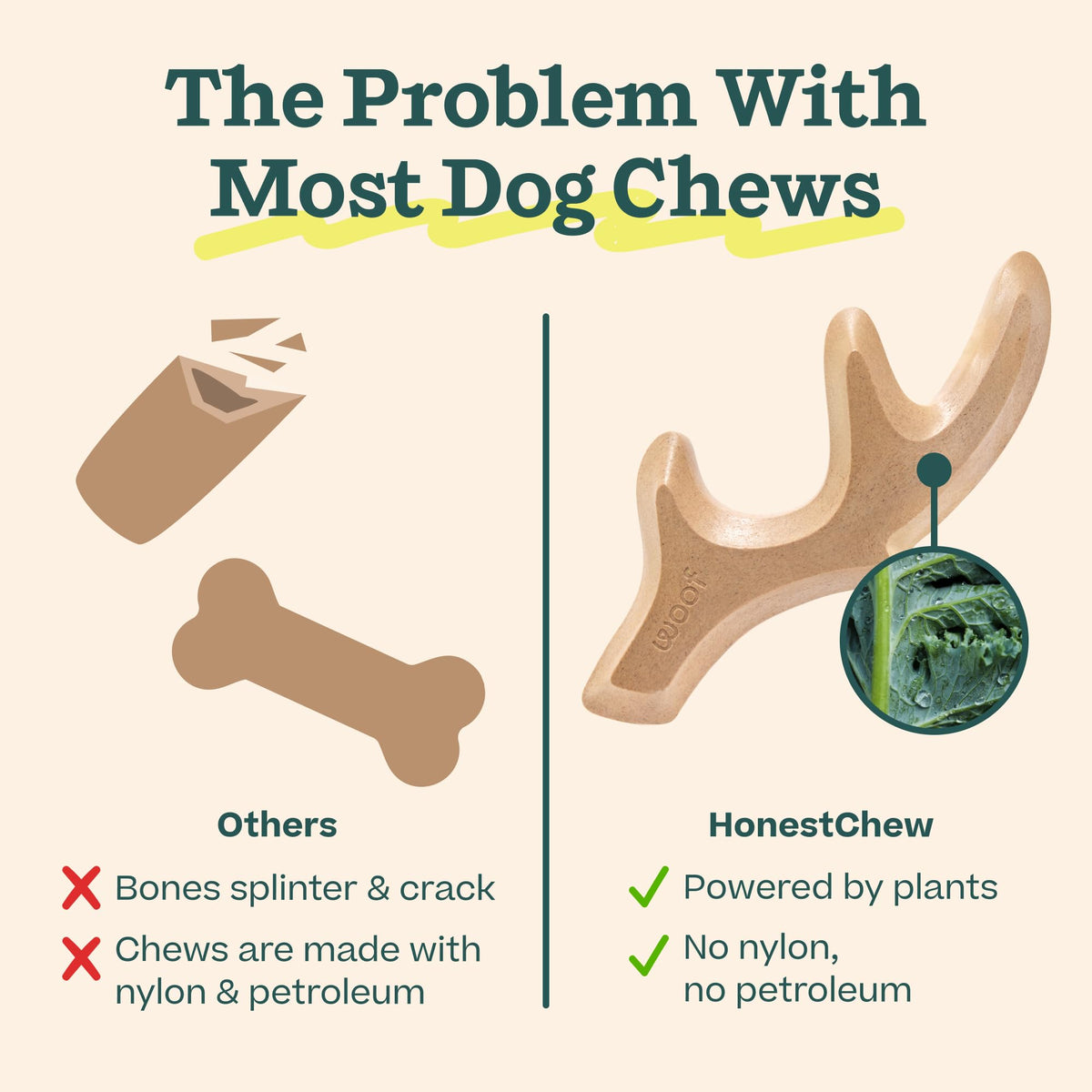 Antler Dog Chew Toy V8853