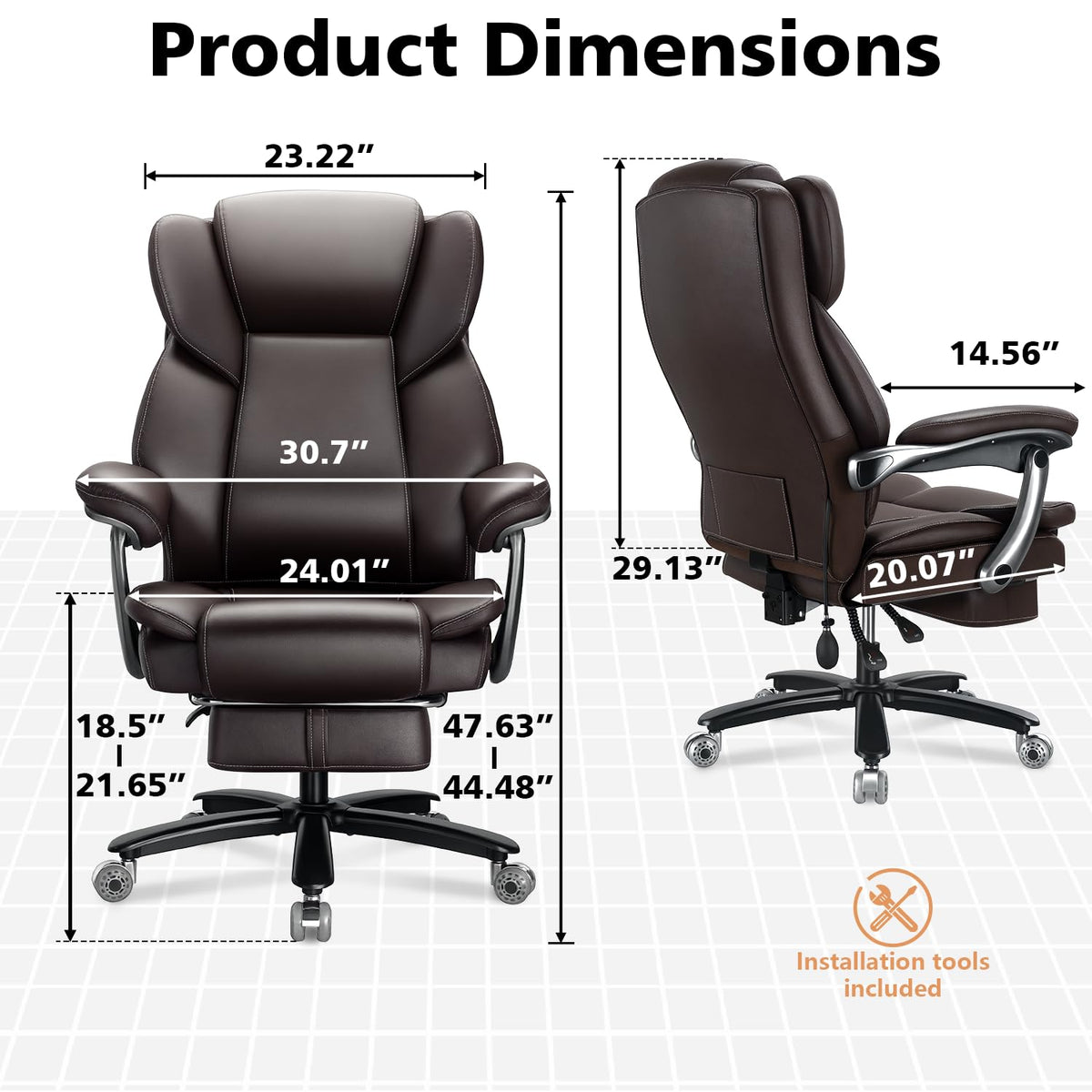 Big and Tall Heavy Duty Office Chair I61081