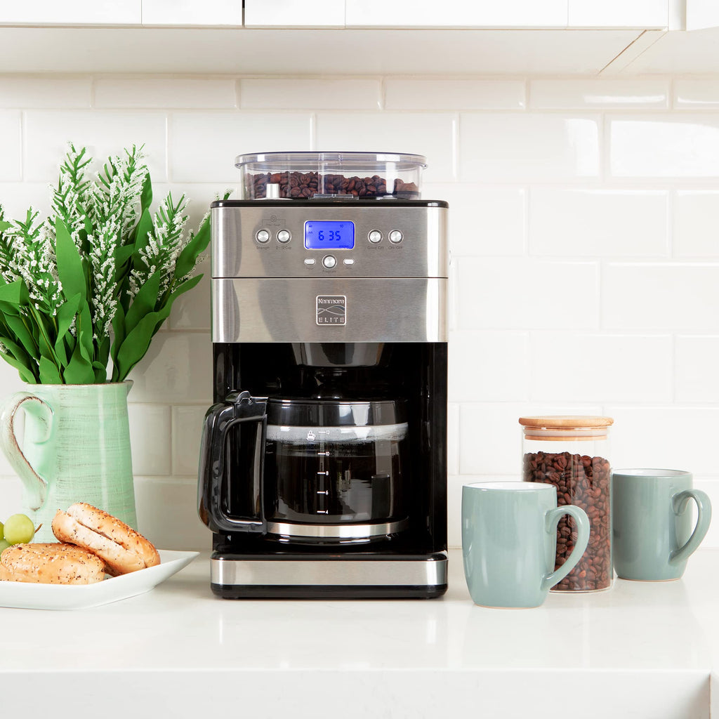 Grind and Brew 12 Cup Programmable Coffee Maker with Burr Grinder D60009