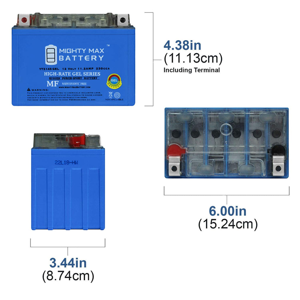 12V 11.2Ah GEL Battery L305