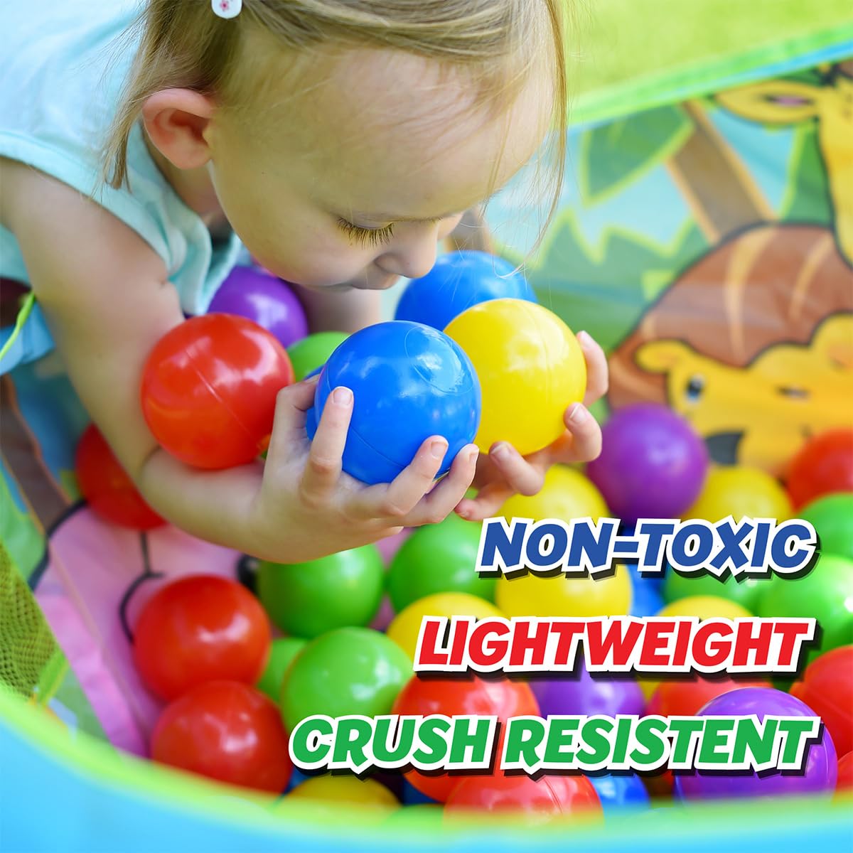 100 Count Multi Colored Play Balls F78041