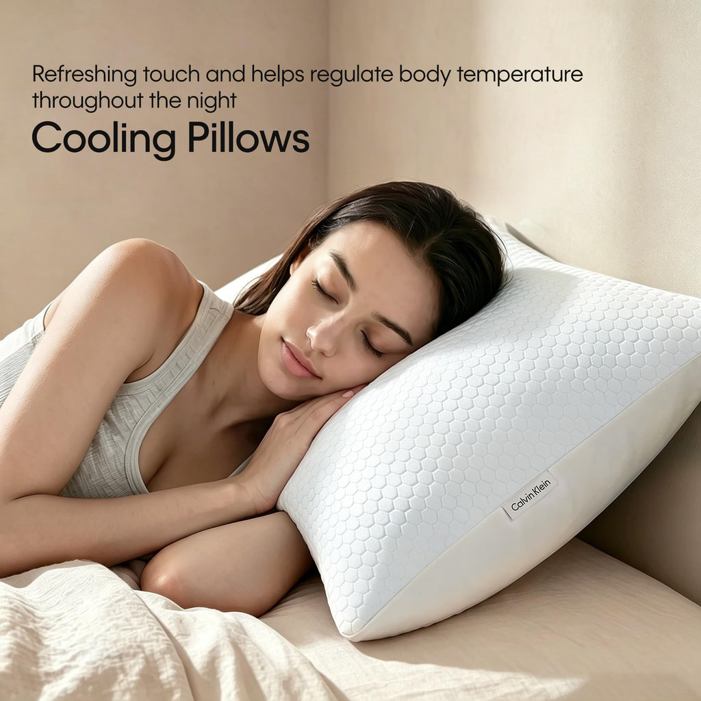 Cooling Reversible Down Alternative Bed Pillows C47027