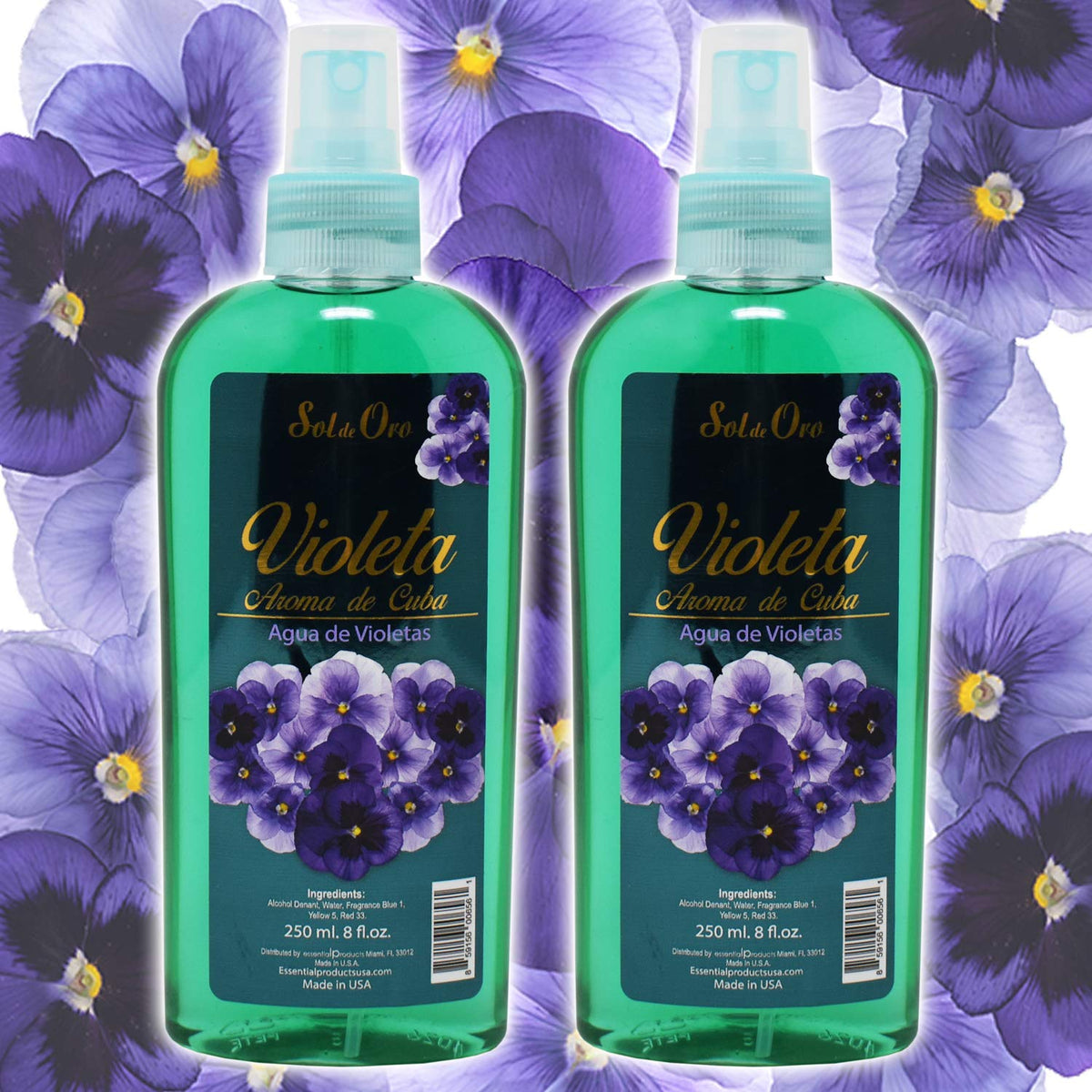 Violet Water Spray 8oz 2 Pack T2285