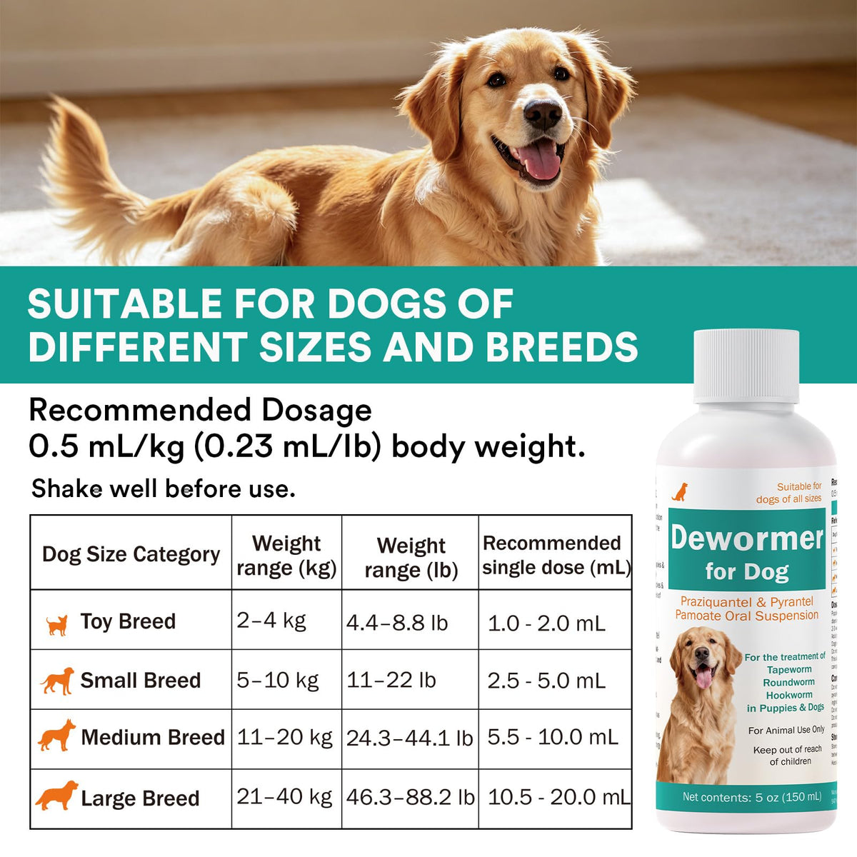 Dogs & Puppies Dewormer G721
