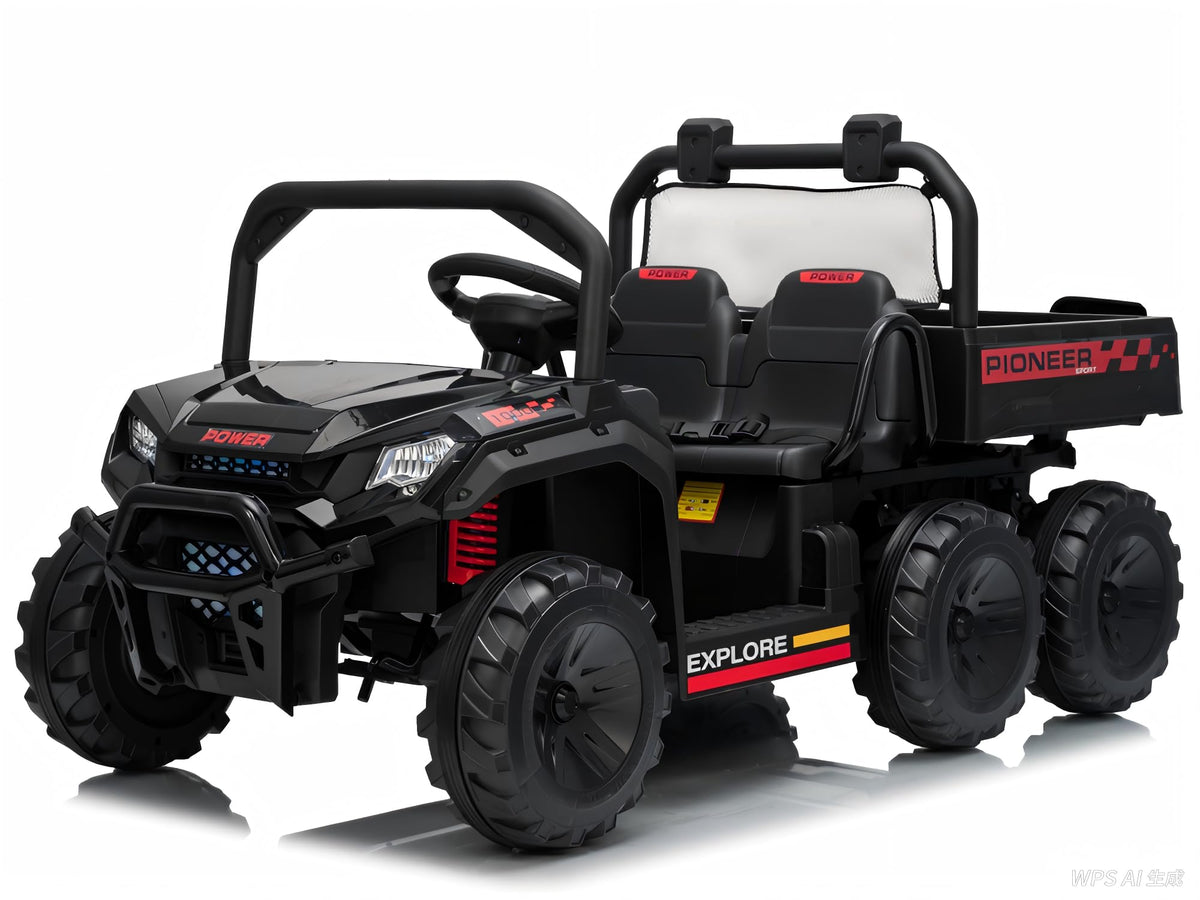 24V 2 Seater 4WD Ride on Dump Truck D372