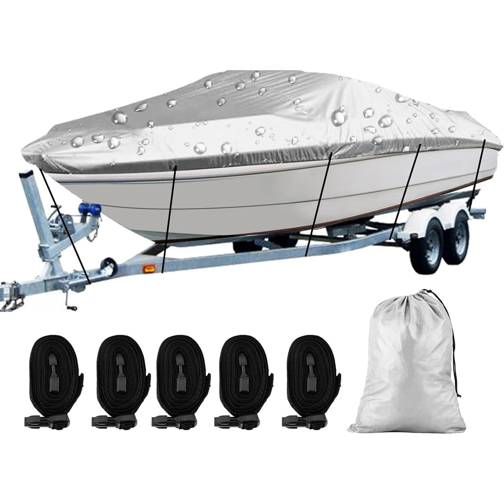 14-16 Ft Trailerable Waterproof Boat Cover X3351