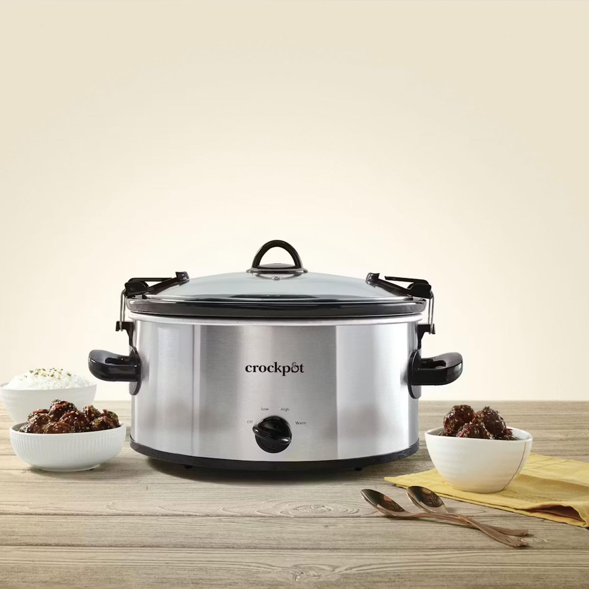 6-Quart Oval Portable Slow Cooker F239