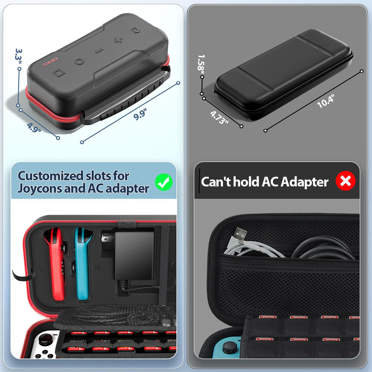 Switch OLED Carrying Case with 20 Games I9645