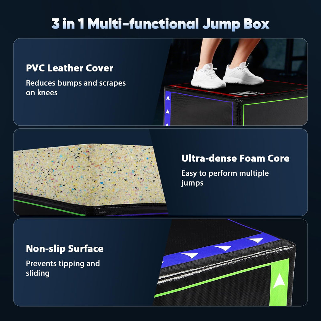 3 in 1 Plyometric Jump Box P219235