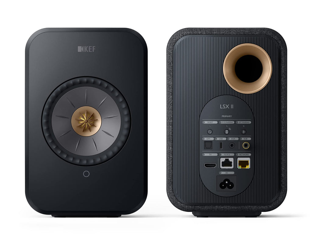 Carbon Black Wireless Bookshelf Speakers M139