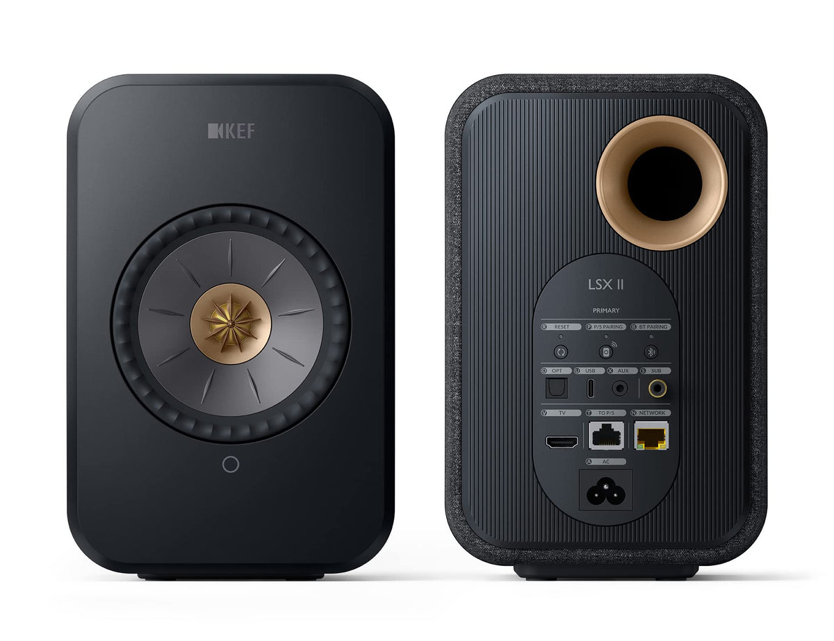 Carbon Black Wireless Bookshelf Speakers M139