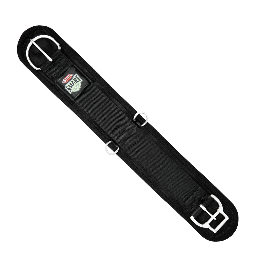 Black 36-Inch Nylon Felt Lined Straight Cinch N5482
