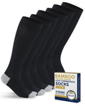 Bamboo Viscose 3 Pairs 8-15 mmhg Knee High Compression Socks F10161