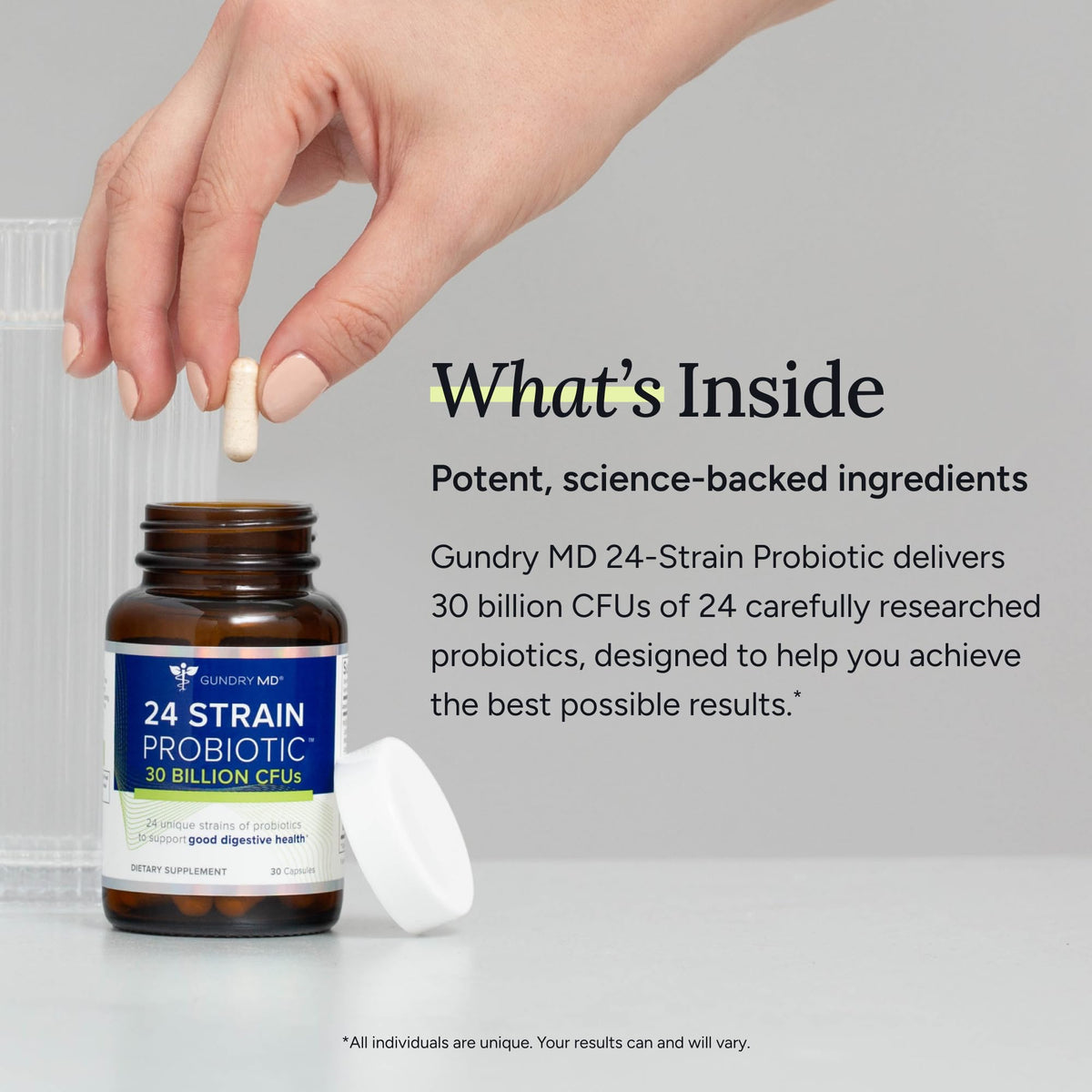 24 Strain Probiotic 30 Billion CFU 30 Capsules M27822