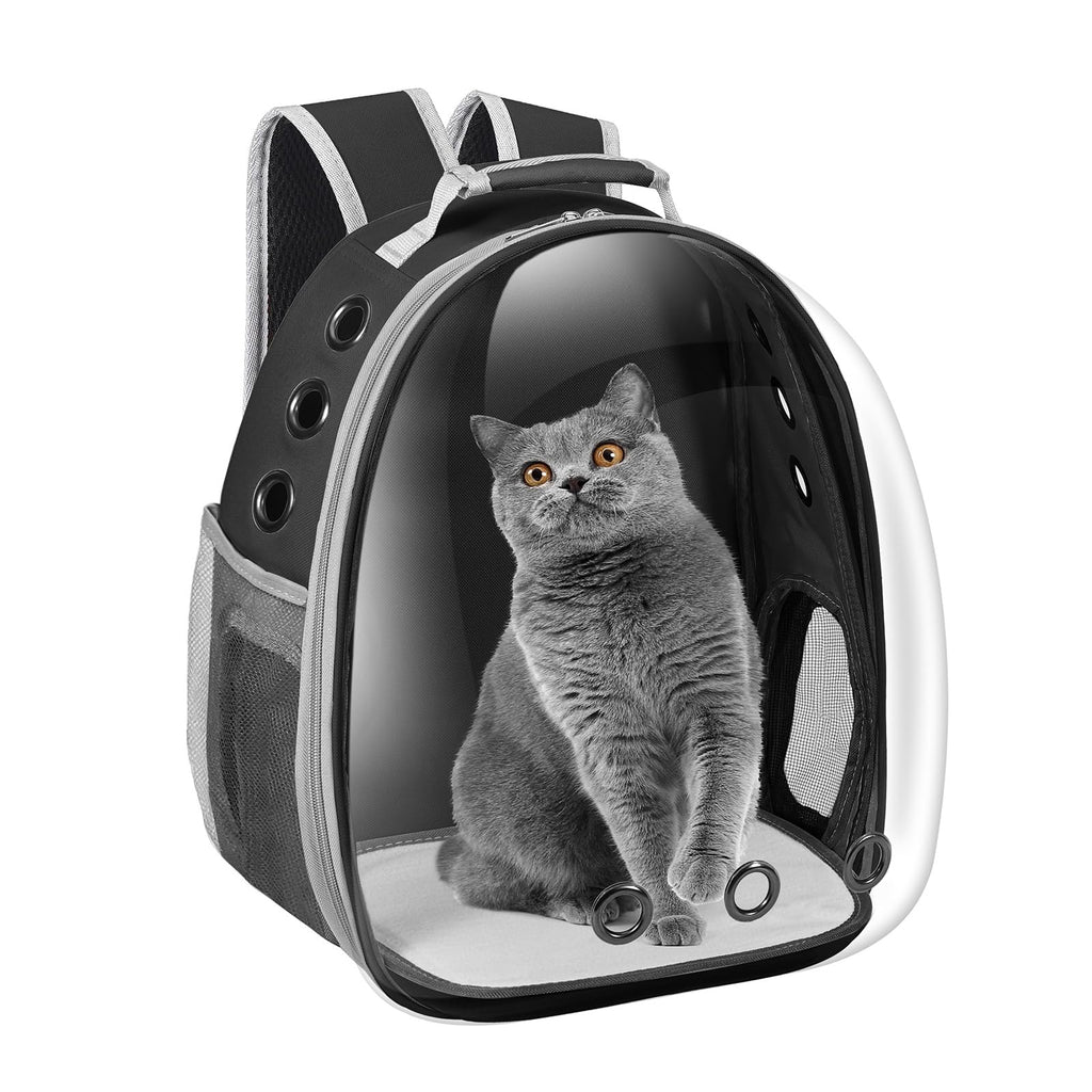 Black Cat Pet Carrier Backpack D32284