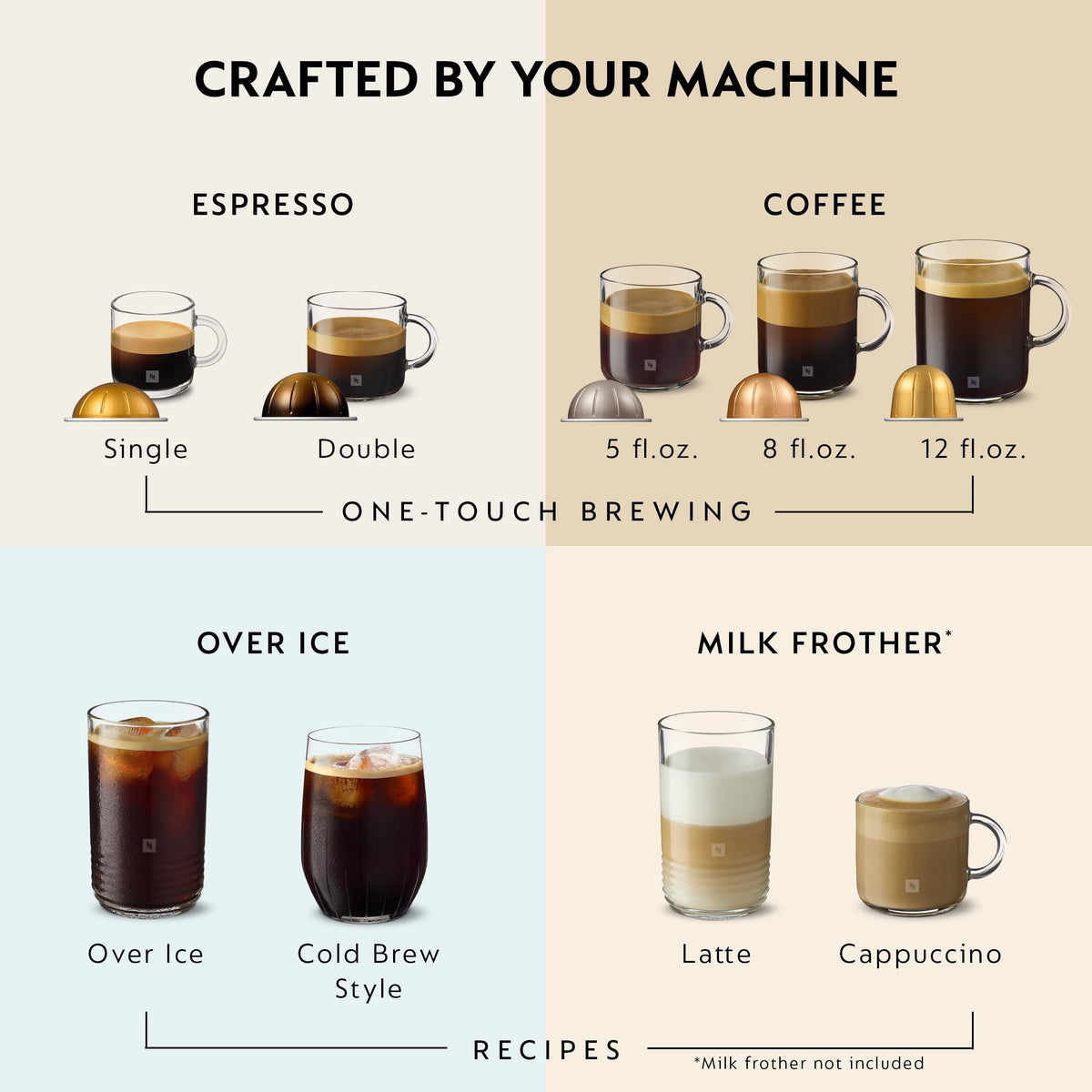 Black Coffee and Espresso Maker Q74970