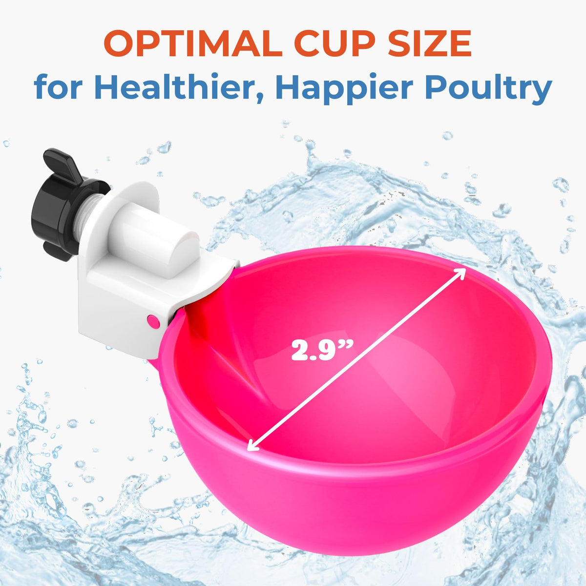 Automatic Chicken Waterer Cups 5 Pack V672820