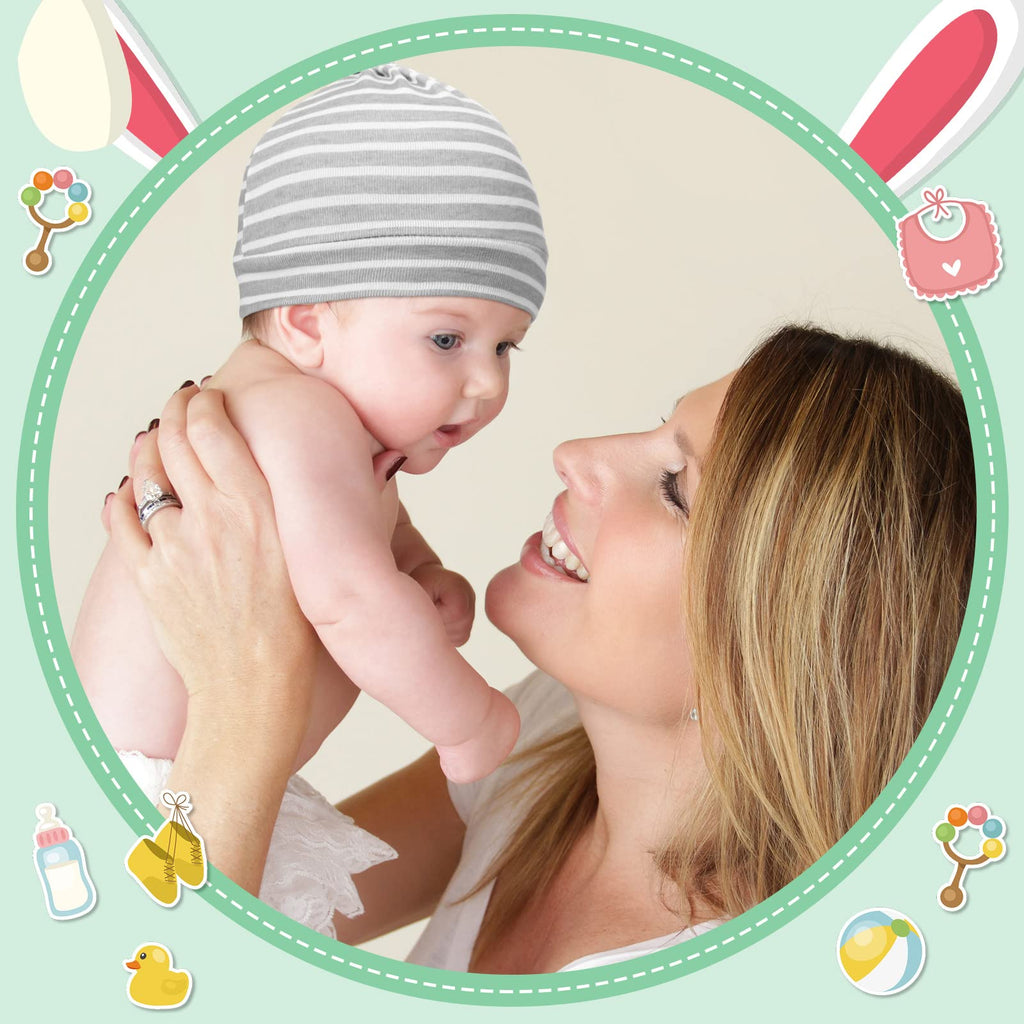 30 Pack Newborn Knot Beanie Hats X51558
