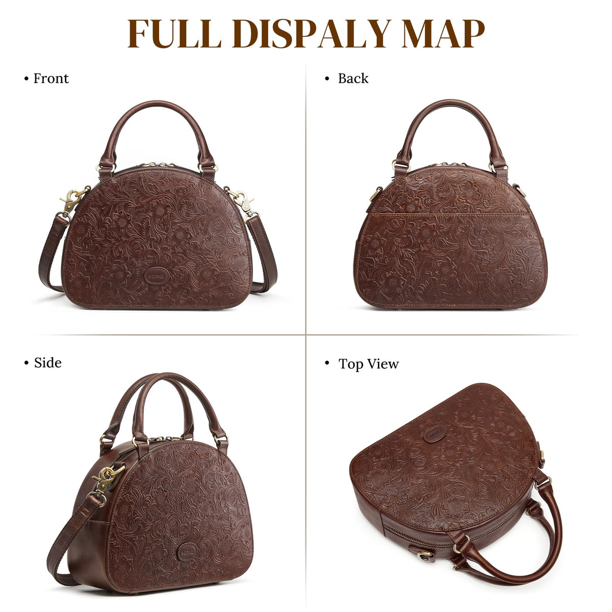 Genuine Leather Crossbody Bag B75994