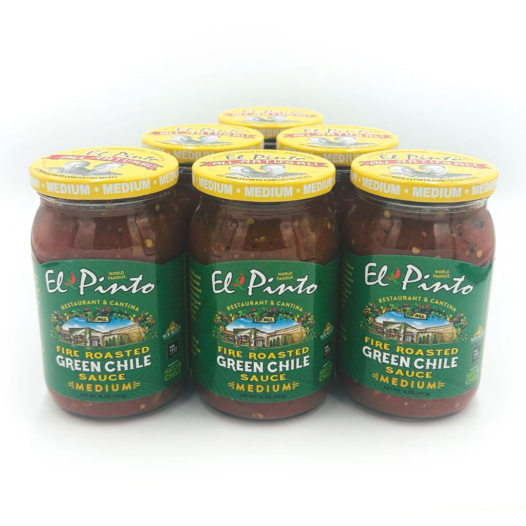Green Chile Sauce Medium 16 Ounce Pack of 6 A439