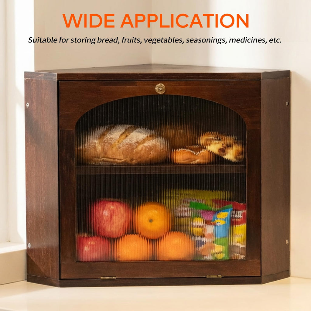 Wood Bread Box N4381