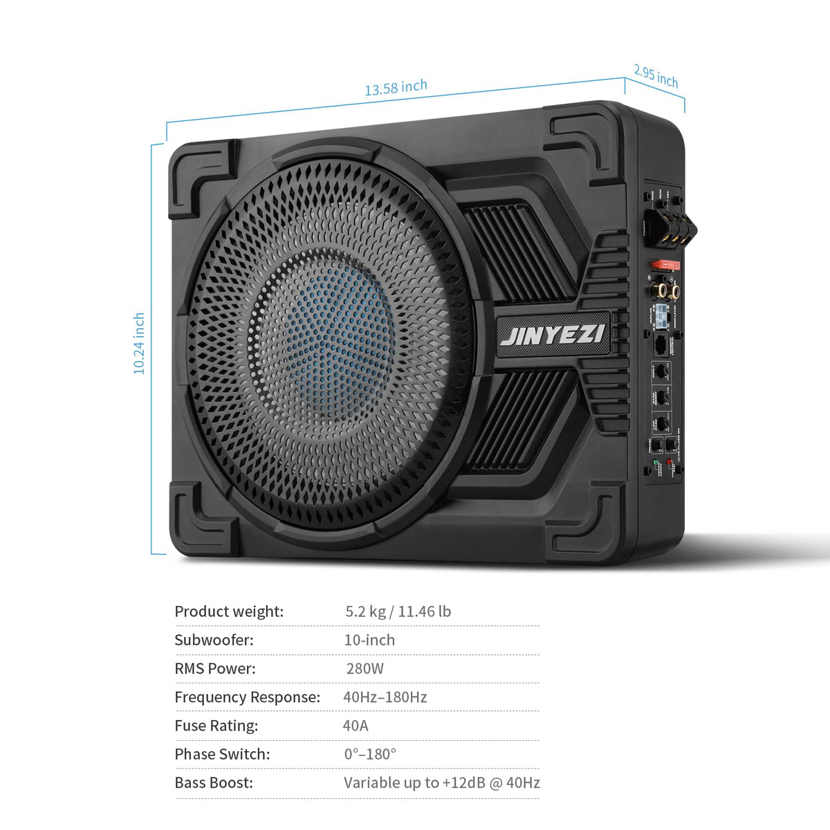 1200W Under Seat Subwoofers with Amp F60081