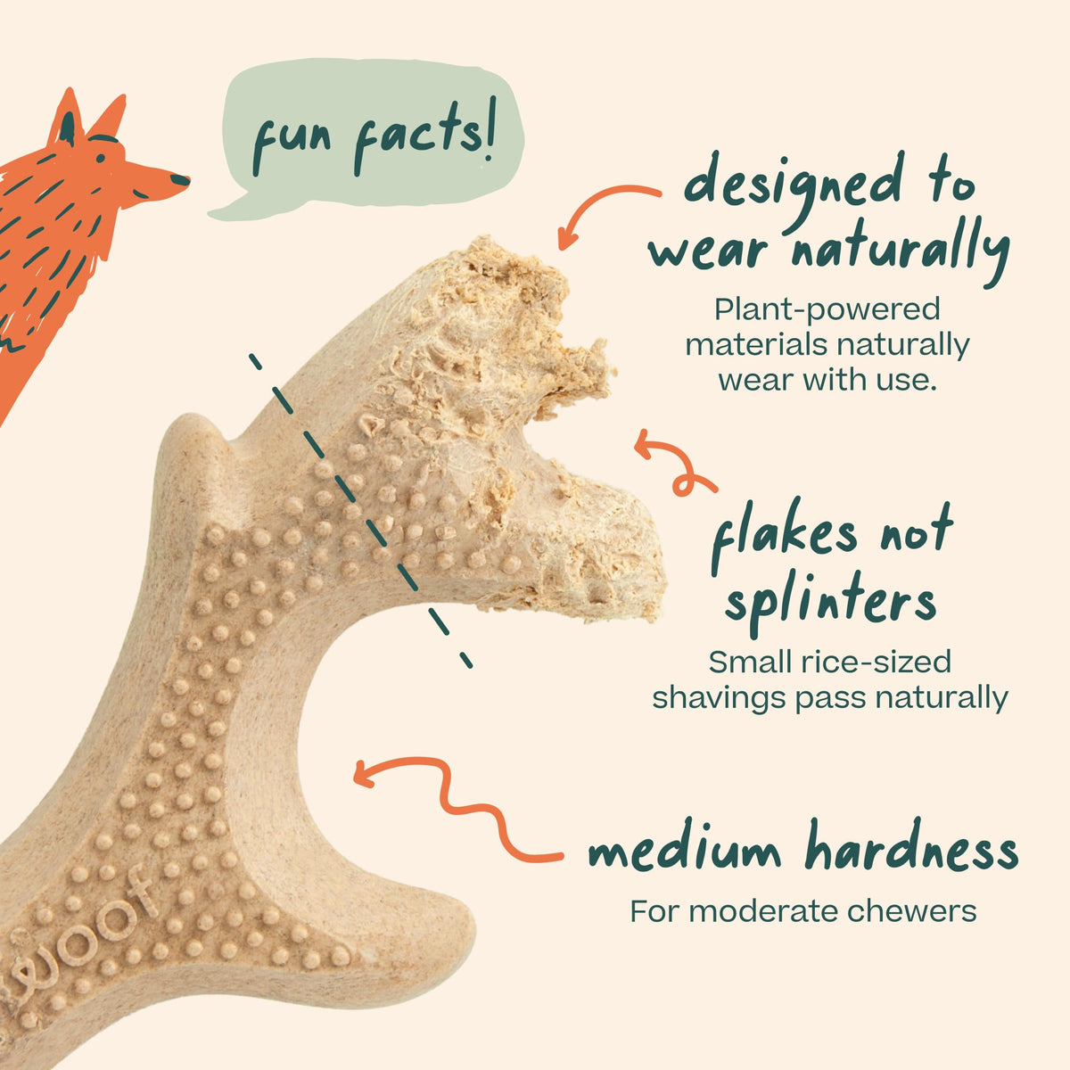 Antler Dog Chew Toy V8853
