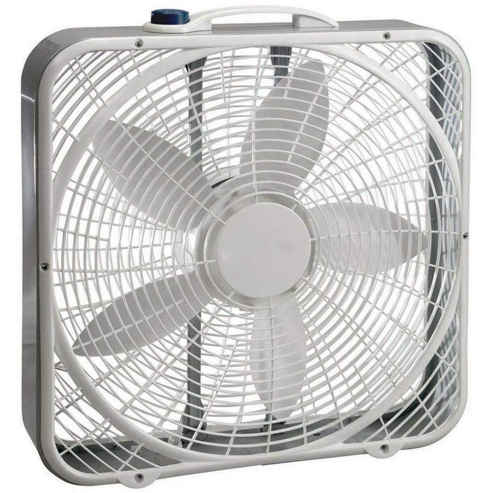 20-Inch 3-Speed White Box Fan T88940