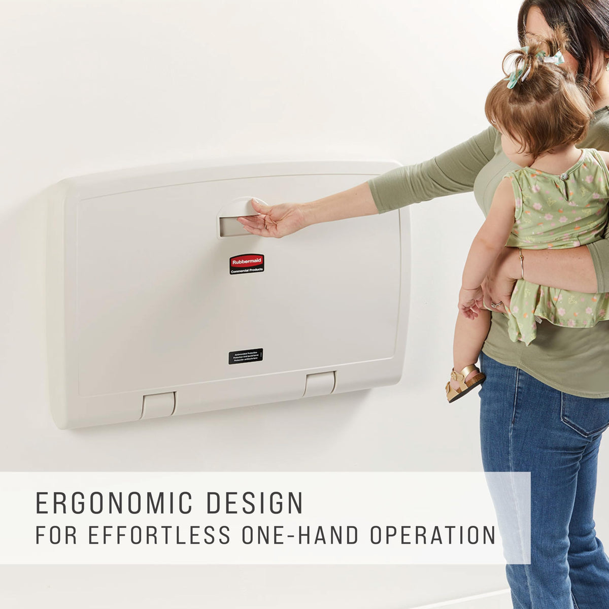 Wall-Mounted Fold-Down Baby Changing Station V828