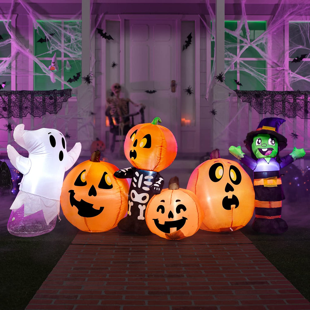 8 ft Inflatable Halloween Decoration with LEDs T250