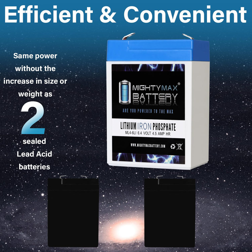 6V 4.5AH Lithium Replacement Battery Y492736