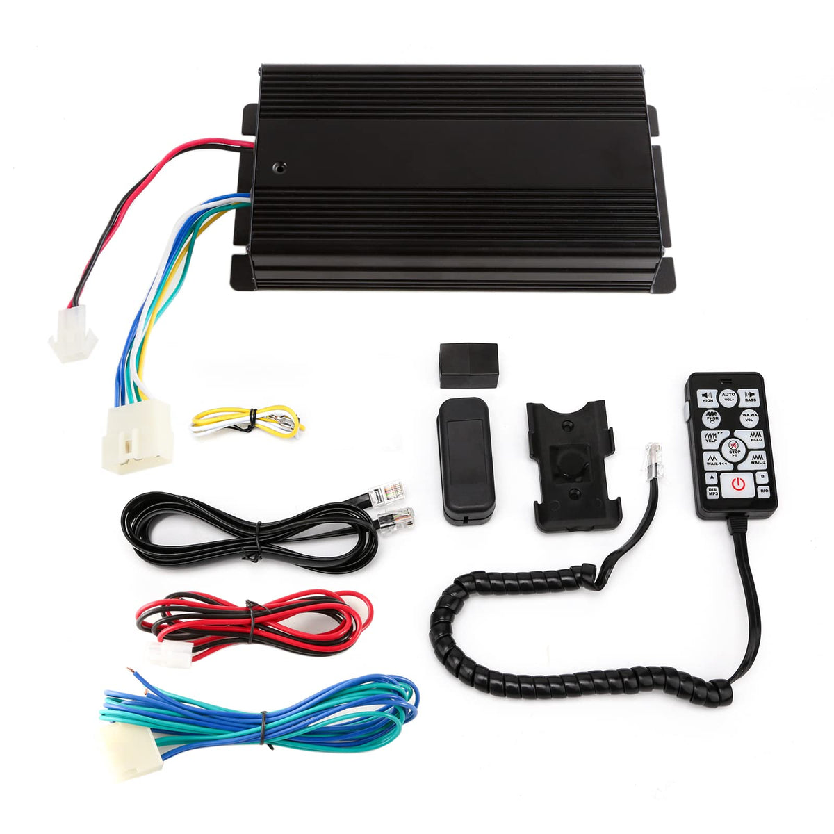 12V 400W 37 Tones Warning Emergency Siren PA System H73083