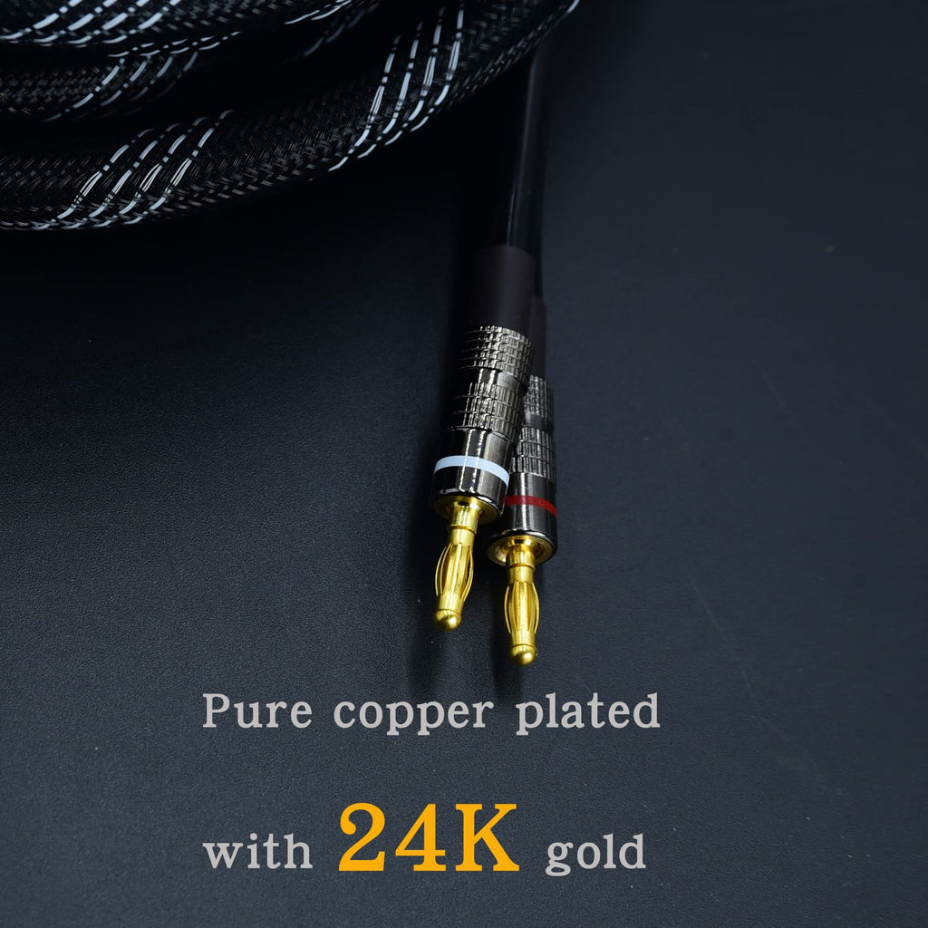 10ft 12awg Braided Speaker Cable V50738