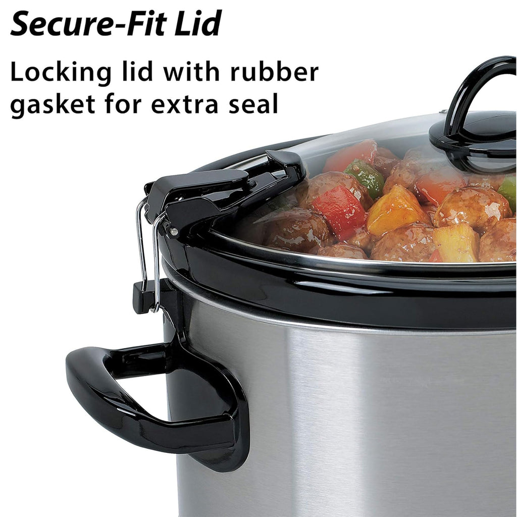 6-Quart Oval Portable Slow Cooker F239