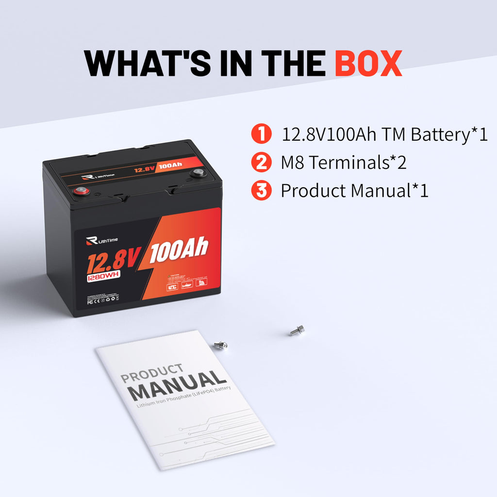 12V 100Ah LiFePO4 Lithium Battery Z46496
