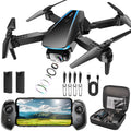 1080P HD Foldable Drone with Camera, 2 Batteries, Carrying Case G1476