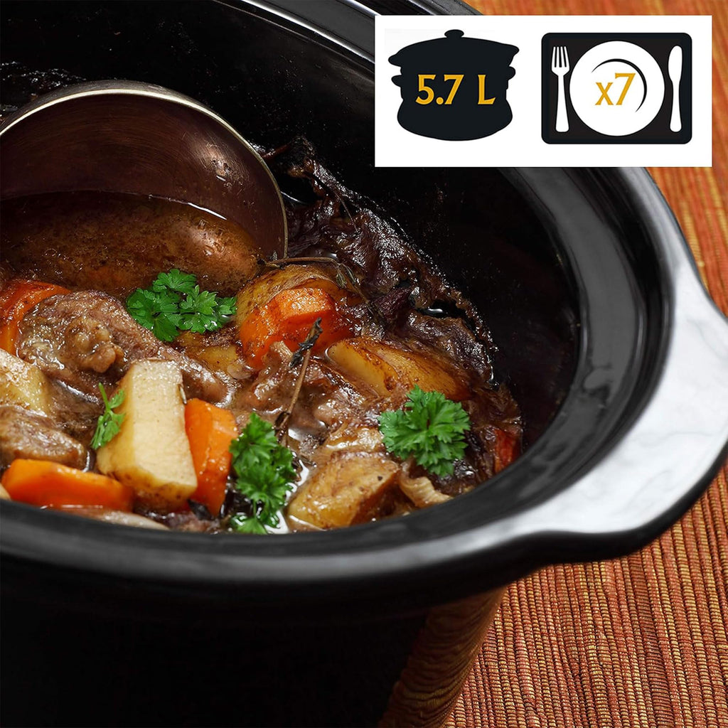 6-Quart Oval Portable Slow Cooker F239