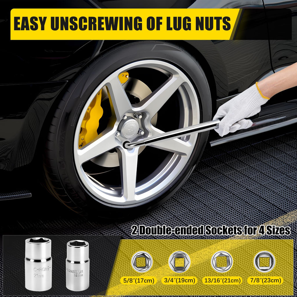 3 Ton Portable Scissor Car Jack with Wheel Wrench Y491205